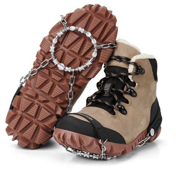 All-Surface Traction Cleats – Ice & Snow Walkers Swiveling Beads, Alloy-Steel, S - Picture 1 of 6